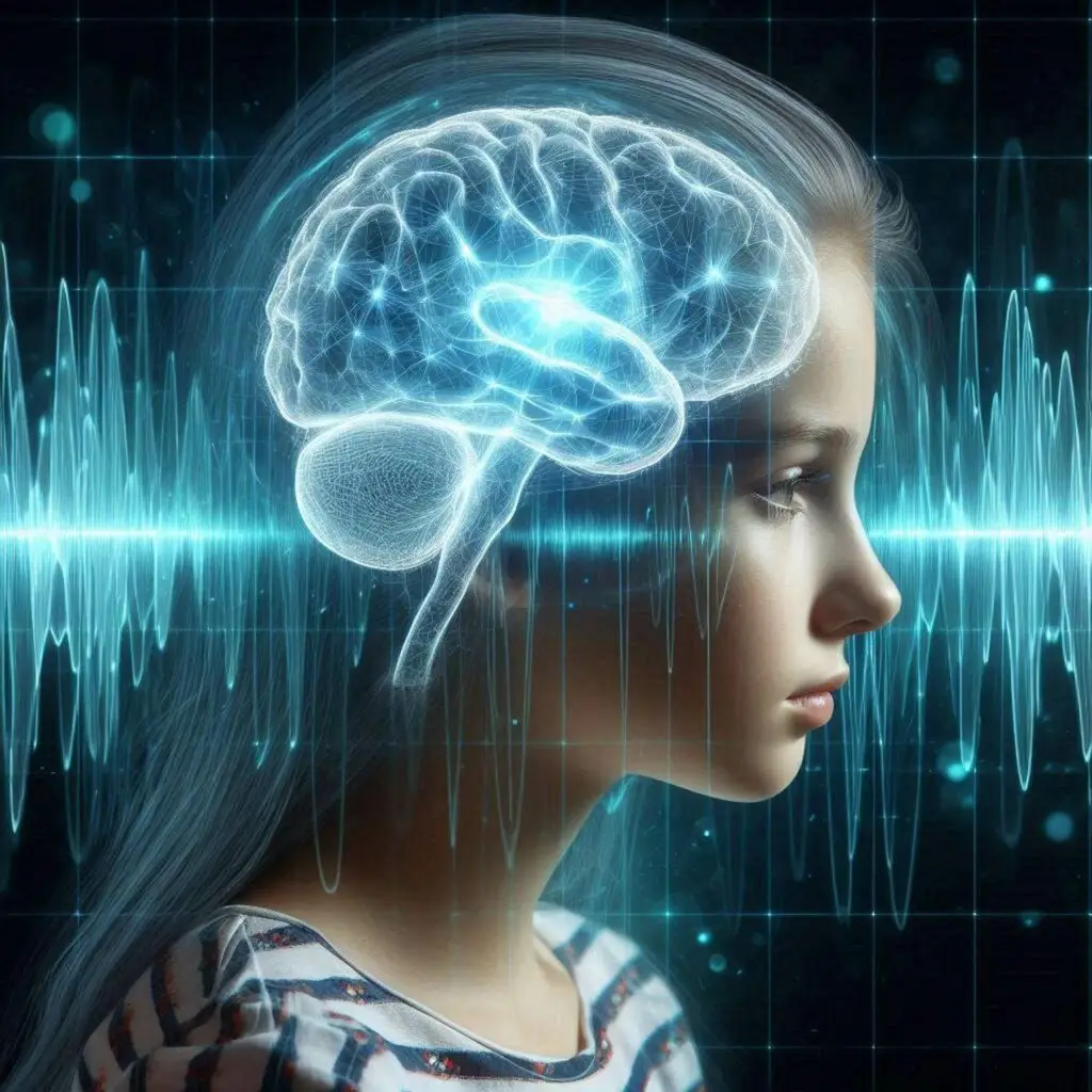 Digital illustration of AI content strategy in 2025